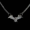 ALVERA - detailed bat featured necklace gothic witch horror alternative by DeadSoulsByKarie steampunk buy now online