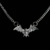 ALVERA - detailed bat featured necklace gothic witch horror alternative by DeadSoulsByKarie steampunk buy now online