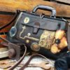 Steampunk bag personalized Leather medical bag Hand painted doctor bag by InGAartWork steampunk buy now online