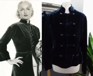 Velvet Jacket Blue Velvet Jacket Silk Velvet Jacket Steampunk Jacket Military Jacket Cropped Jacket Short Jacket Mandarin Jacket by STILLCHIC steampunk buy now online