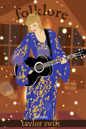 Taylor Swift notebook journal Folklore: Grammy performance | evermore | lover | reputation | 1989 | red | speak now | fearless | gift for Swiftie. School merch steampunk buy now online