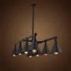 8-Head Ceiling Pendant Light Water Pipe Hanging Light Industrial Metal Steampunk Chandelier Edison E27 for Living Room Backdrop Restaurant E27 steampunk buy now online