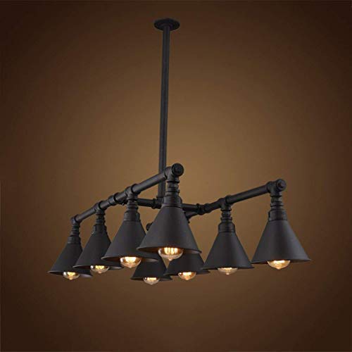 8-Head Ceiling Pendant Light Water Pipe Hanging Light Industrial Metal Steampunk Chandelier Edison E27 for Living Room Backdrop Restaurant E27 steampunk buy now online