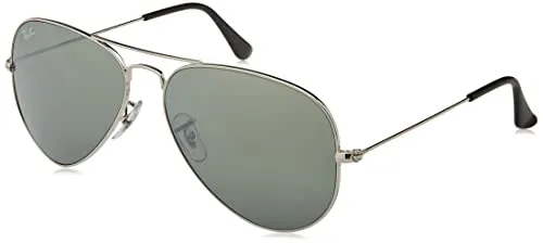 Ray-Ban Classic Aviator Sunglasses Silver Mirror - Black - 58 mm steampunk buy now online