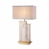Desk Lamp, New Chinese Classical Luxury Marble Table Lamp, Creative Living Room Bedroom Bedside Decoration Night Light steampunk buy now online