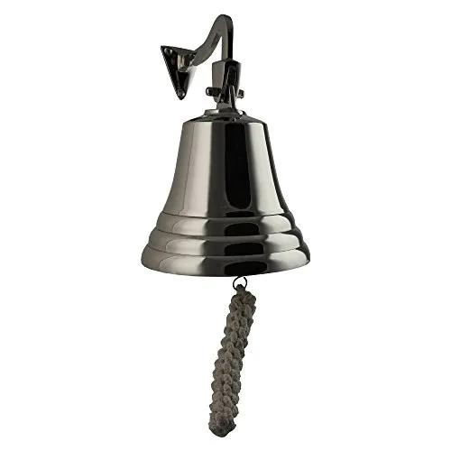 Last Orders Wall Mounted Chrome Silver Door Bell Ships Bell steampunk buy now online