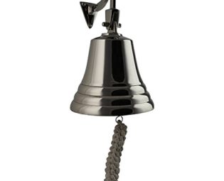 Last Orders Wall Mounted Chrome Silver Door Bell Ships Bell steampunk buy now online