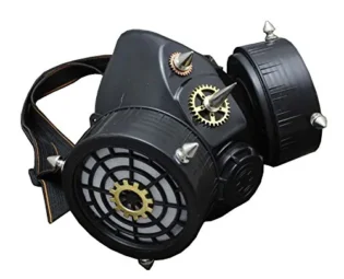 SteamPunk Gears Spike Vintage Cosplay Masuqes Gas Mask Respirator steampunk buy now online