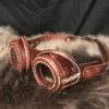 Genuine Leather Hand Stitched Steampunk Red brown Leather Goggles Fancy Dress Cosplay Dress Up by Blackskullarmoury steampunk buy now online