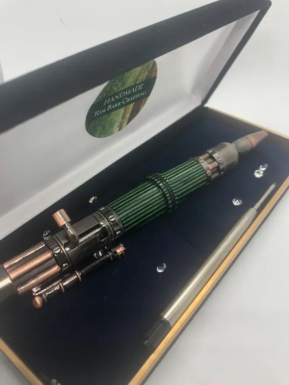 Military Pen | Steampunk | Gatling Gun design by TomBarrCrafting steampunk buy now online