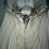 Raven Aura crystal hair pin / shawl pin by EnchantedCreations31 steampunk buy now online