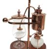 Nispira Vintage Belgian Belgium Luxury Royal Family Balance Syphon Siphon Coffee Maker Copper Color, 1 set steampunk buy now online