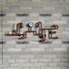 VCFDZCFD Vintage Industrial Retro Iron Metal Water Pipe Wall Lamp with Edison E27 Light Sources Wall Sconce Lamp Steampunk Wall Light with Red Rust Finish steampunk buy now online