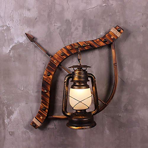 GLXLSBZ Wall Light Cupid's Arrow Retro Industrial Creative Wrought Iron LED Wall Lamp Bar Decoration Arrow Indicator Wall Lamp(Home Lighting) steampunk buy now online