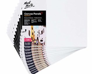 Mont Marte Professional Series Painting Canvas Panels 8 x 10 inch, 12-Pack. Suitable for Artists at All Skill Levels. steampunk buy now online