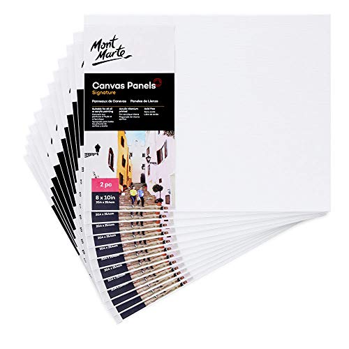 Mont Marte Professional Series Painting Canvas Panels 8 x 10 inch, 12-Pack. Suitable for Artists at All Skill Levels. steampunk buy now online
