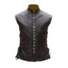 Handmade Men's Leather Vest Renaissance Genuine Leather Men's Medieval Vest Gift for him - Anniversary Gift by VikingsCA steampunk buy now online