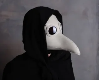 Plague Doctor Mask, Halloween Mask, Leather Steampunk Mask, Cosplay Mask, Bird Mask, Costume Mask, Masquerade Mask by PlagueDoctorMask steampunk buy now online