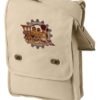 Steampunk Train Embroidered Canvas Field Bag by JumpingJackalope steampunk buy now online