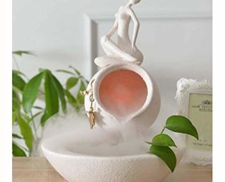 LYYJIAJU Crafts for Adults Indoor Fountains Desktop Fountain Flowing Water Ornaments Simple Crafts Fish Pond Desktop Furnishings Fountain Fog Desktop Fountain steampunk buy now online