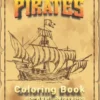 Pirates Coloring Book for Adult Relaxation: 30 Single-Sided Beautifully Illustrated Pirates Themed Coloring Designs - Seadog Hornswaggle Doubloons Crew members Ahoy Dagger Gunpowder steampunk buy now online