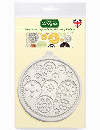 Katy Sue Cogs and Wheels Silicone Mould / Cupcake Topper for Cake Decorating & Crafts steampunk buy now online