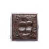 JJYGONG Men's Cigarette Cases Leather Ultrathin Portable Tobacco Tin for Women Waterproof High Grade Stainless Steel Cigarette Box Holds 20 Sticks steampunk buy now online