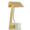 Postmodern Minimalist Creative Iron Art Bedroom Bedside Decorative Lighting Desk Lamp Nordic Art Fashion Marble Base Study Table Lamp steampunk buy now online