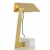 Postmodern Minimalist Creative Iron Art Bedroom Bedside Decorative Lighting Desk Lamp Nordic Art Fashion Marble Base Study Table Lamp steampunk buy now online