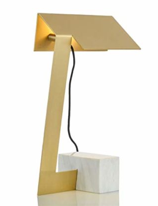Postmodern Minimalist Creative Iron Art Bedroom Bedside Decorative Lighting Desk Lamp Nordic Art Fashion Marble Base Study Table Lamp steampunk buy now online