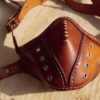Handmade Leather mask by BeSavageLeather steampunk buy now online