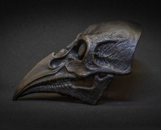 Plague Doctor mask bird skull with movable jaw by AnotherFaceCraft steampunk buy now online