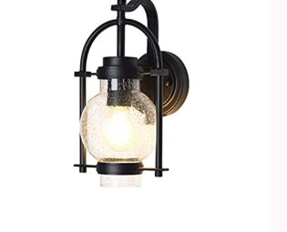 GLXLSBZ Wall Lamp Outdoor Waterproof Wall lamp, Modern Outdoor Wall lamp Installation, Architectural Wall lamp Wall lamp with Transparent (Home Lighting) steampunk buy now online