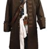 Cosplaysky Halloween Pirate Costume Pirates of The Caribbean Jack Sparrow Outfit - brown - S steampunk buy now online