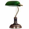 Banker Lamp,Green Shade Retro Bronze Traditional Desk Lamps Office Study Simple Designs Eye Caring Reading Light Black steampunk buy now online