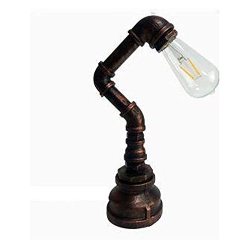 WYUE Desk Lamp Personality Retro Water Pipe Iron Table Lamp,Industry Steampunk Wrought Iron Edison Table Light,Iron Table Lamp,Low Power Consumption,Bedside and Table Lamps Applicable to Lamp for Dorm steampunk buy now online