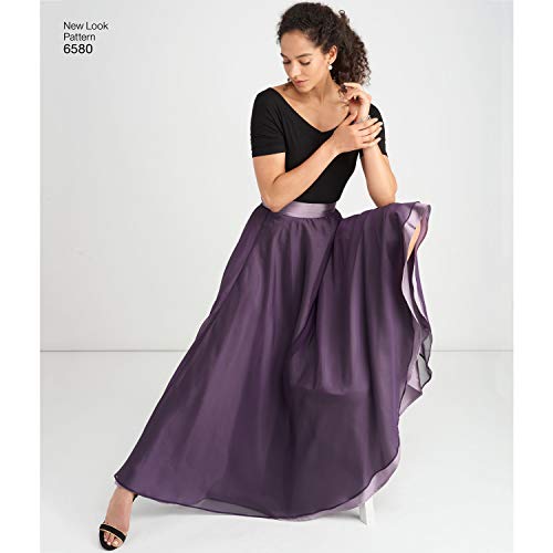 New Look Sewing Pattern 6580 Skirts A (8-10-12-14-16-18-20) steampunk buy now online