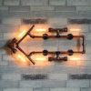 GLXLSBZ Wall Lighting Fixture 6-Lights Industrial Steam Punk Wall Light Antique Metal Wall Lantern Water Pipe Style Retro Wall Mount (Home Lighting) steampunk buy now online