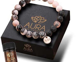 Lava Rock Bracelet, Anti Anxiety Bracelet for Women, Stress Relief Yoga Beads in Aromatherapy Essential Oil Diffuser Bracelet with Lavender Aromatherapy, Relaxation Gift steampunk buy now online