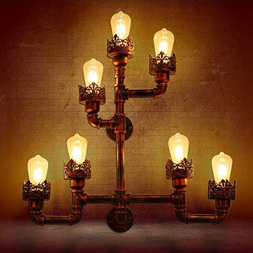 Msoteey Vintage Wall Light LOFT Industrial Steampunk Wall Lamp Creative Outdoor Wall Sconce Light Retro Villa Aisle Lamp Staircase Corridor Coffee Shop Bar Club Dining Room Restaurant steampunk buy now online