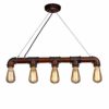 Whp Rust Iron Pendant Lamps Ceiling Light,5 Light Metal Steampunk Vintage Chandelier steampunk buy now online