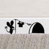 213B Mouse Hole Wall Art Sticker Washing Vinyl Decal Mice Home Skirting Board Funny steampunk buy now online