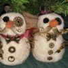 Handcrafted Needlefelted Steampunk Snowmen, 100% British Wool, Each Unique, 15cm, Christmas Decoration, Steampunk Gift, Alternative Gift by RaspberryReCreations steampunk buy now online