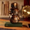 Hootle 22.7cm Steampunk Owl with Top Hat Figurine by ThePurpleSpell steampunk buy now online