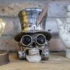 Industrial Steampunk Skull Home Ornament Quality Resin Sculpture / Desk Sculpture / by GrantsCo steampunk buy now online