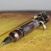 Steampunk Bolt Action Rollerball Pen - Antique Bronze and Rose Copper Parts - Handmade Steam punk hammered aluminum and copper body by BespokeFountainPens steampunk buy now online