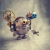 Steampunk Mechanical DIY Minion Model Ornaments Handmade Creative Small Crafts Ornaments by LUCKARTHOME steampunk buy now online