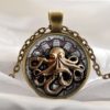 Steampunk Octopus Necklace - Steampunk Pendant - Steampunk Jewelry - Unique Gifts for Women by JewelryWeds steampunk buy now online