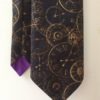 Steampunk tie, clock face tie, steampunk print, steampunk gift, men's steampunk, clock face print, steampunk wedding, alternative wedding by TheDapperBadger steampunk buy now online