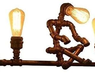 GLXLSBZ Wall Lighting Fixture American Retro Bedroom Bedside Light Aisle Study Decoration Creative Restaurant Bar Wall Lantern Illumi(Home Lighting) steampunk buy now online